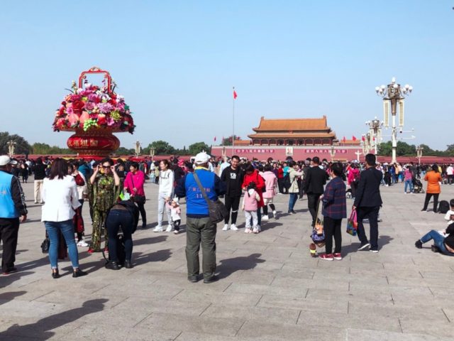 Visiting Tiananmen Square in Beijing