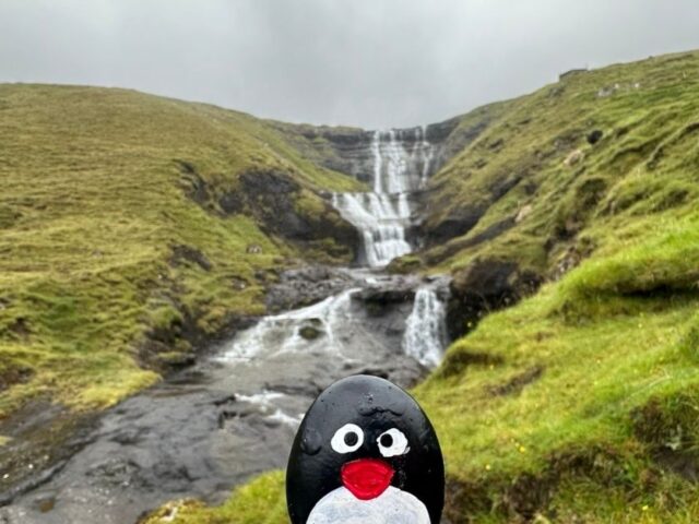 #557 – Waterfall, Hósvík, Faroe Islands