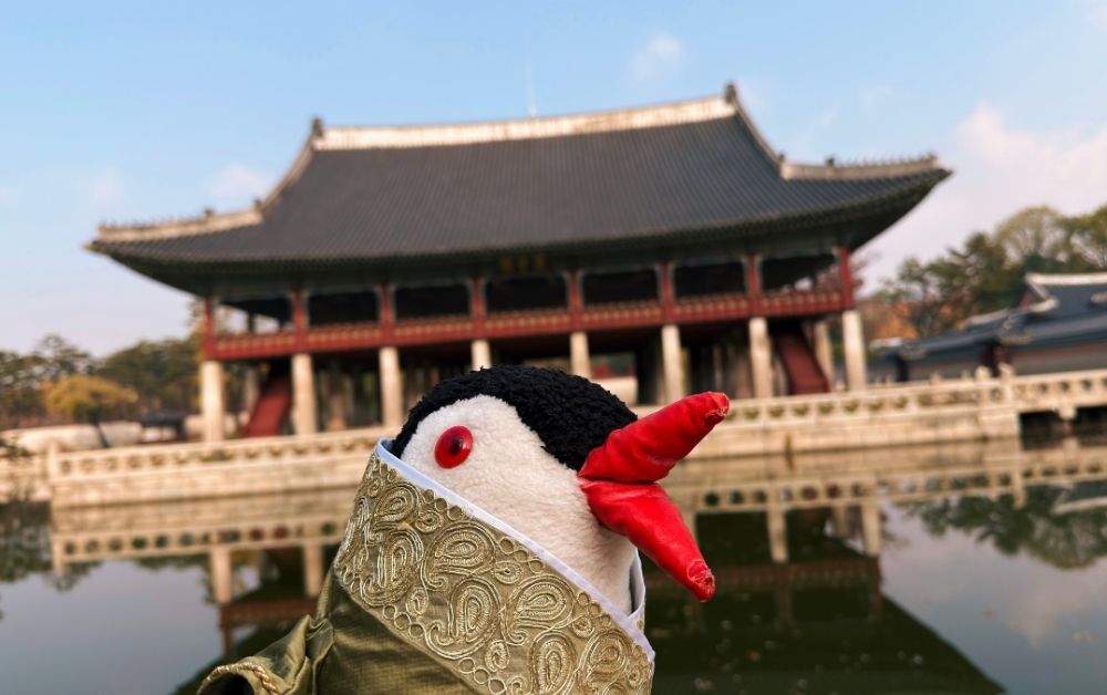Waddling Around Gyeongbokgung Palace in Seoul