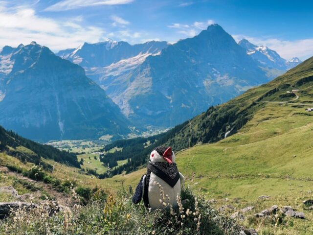 Hiking from First to Bachalpsee in Switzerland