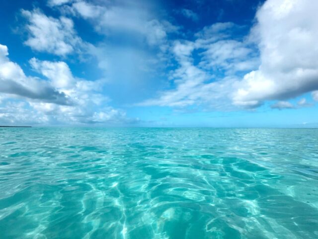 Swim in a natural pool near Saona Island 