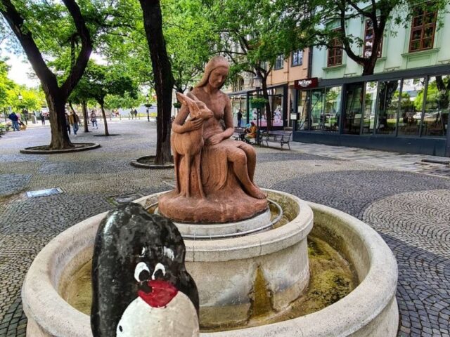 #546 – Girl with a Fawn, Bratislava, Slovakia