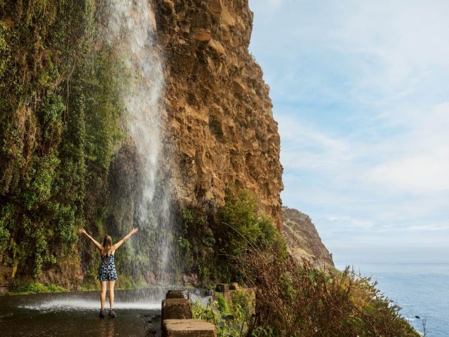 Get a Waterfall Shower from Cascata dos Anjos
