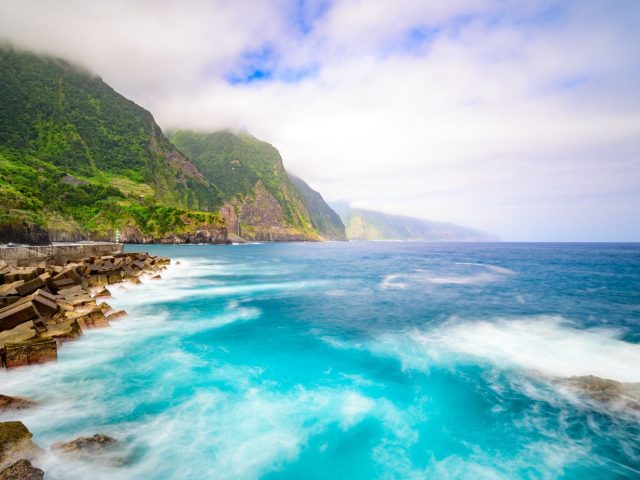 Beautiful Seixal Beach in Madeira